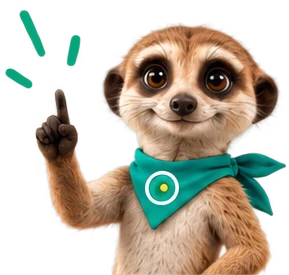 La mascota de OAZEE señala la diferencia entre una página de inicio genérica y una landing page propia
